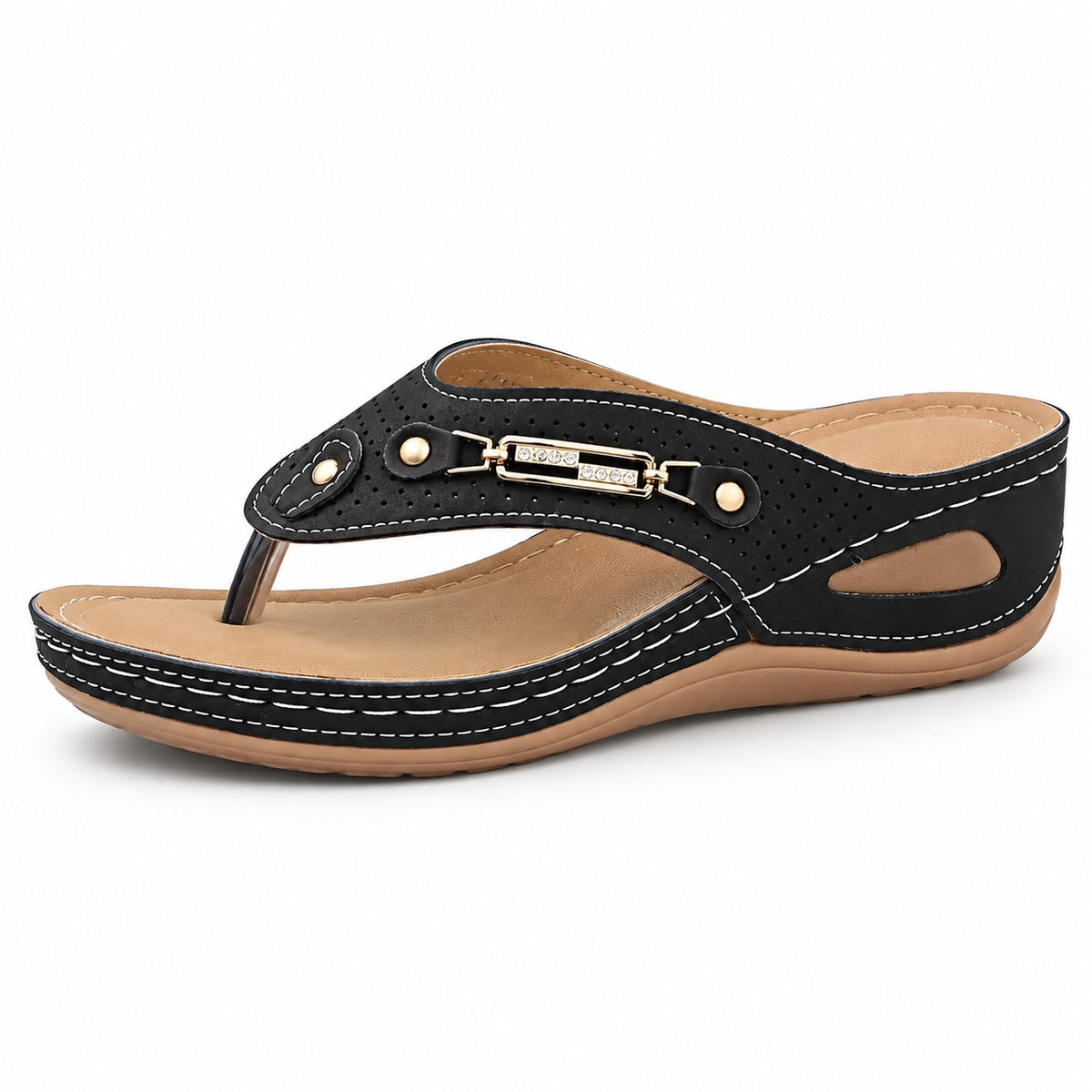 Diane – Women's Comfortable Sandals in Black