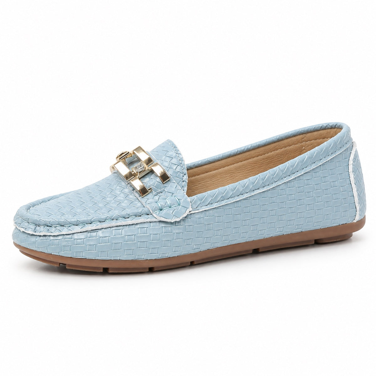 Doreen – Women's Slip-On Shoes in Light Blue
