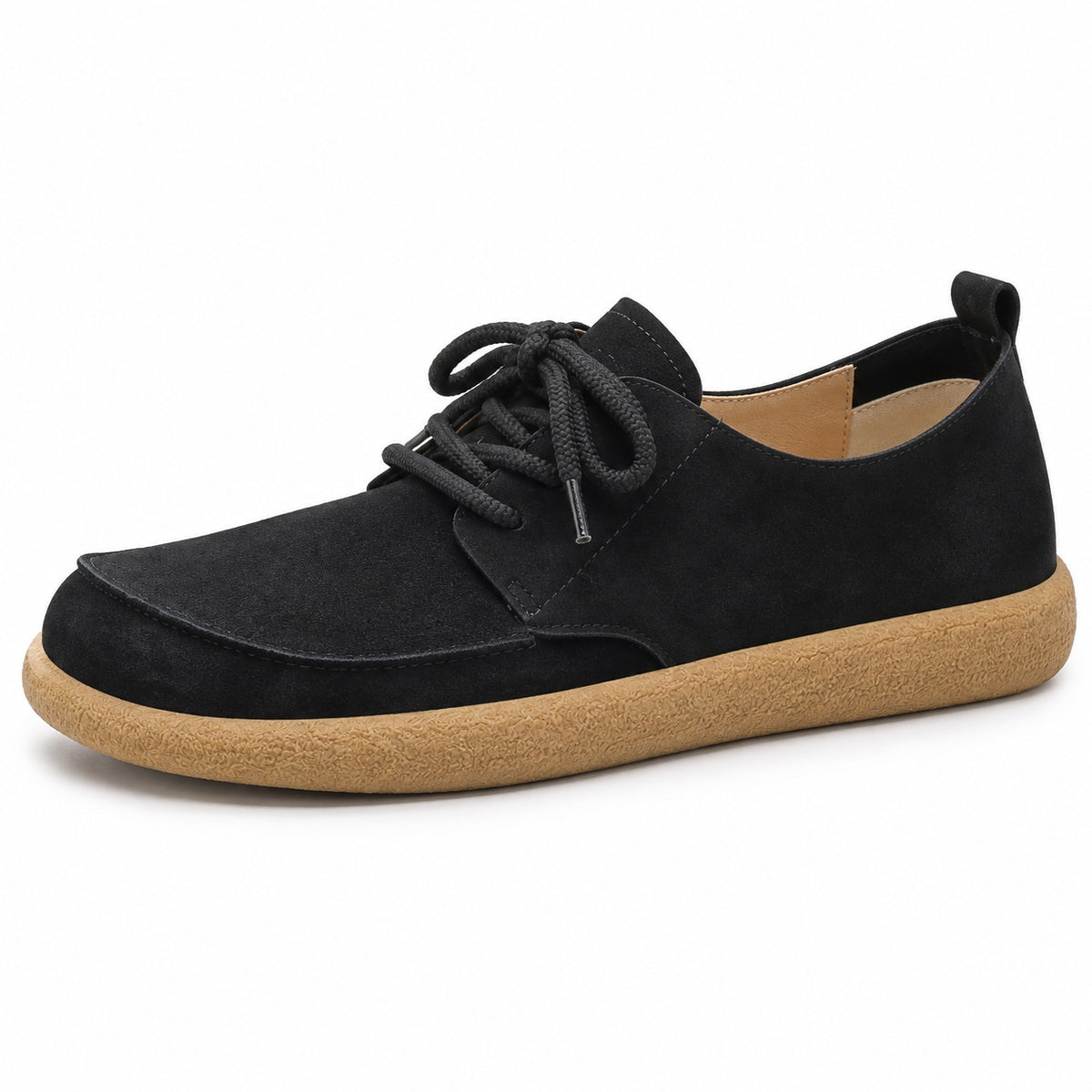 Dustin – Men's Wide Toe Box Shoes in Black