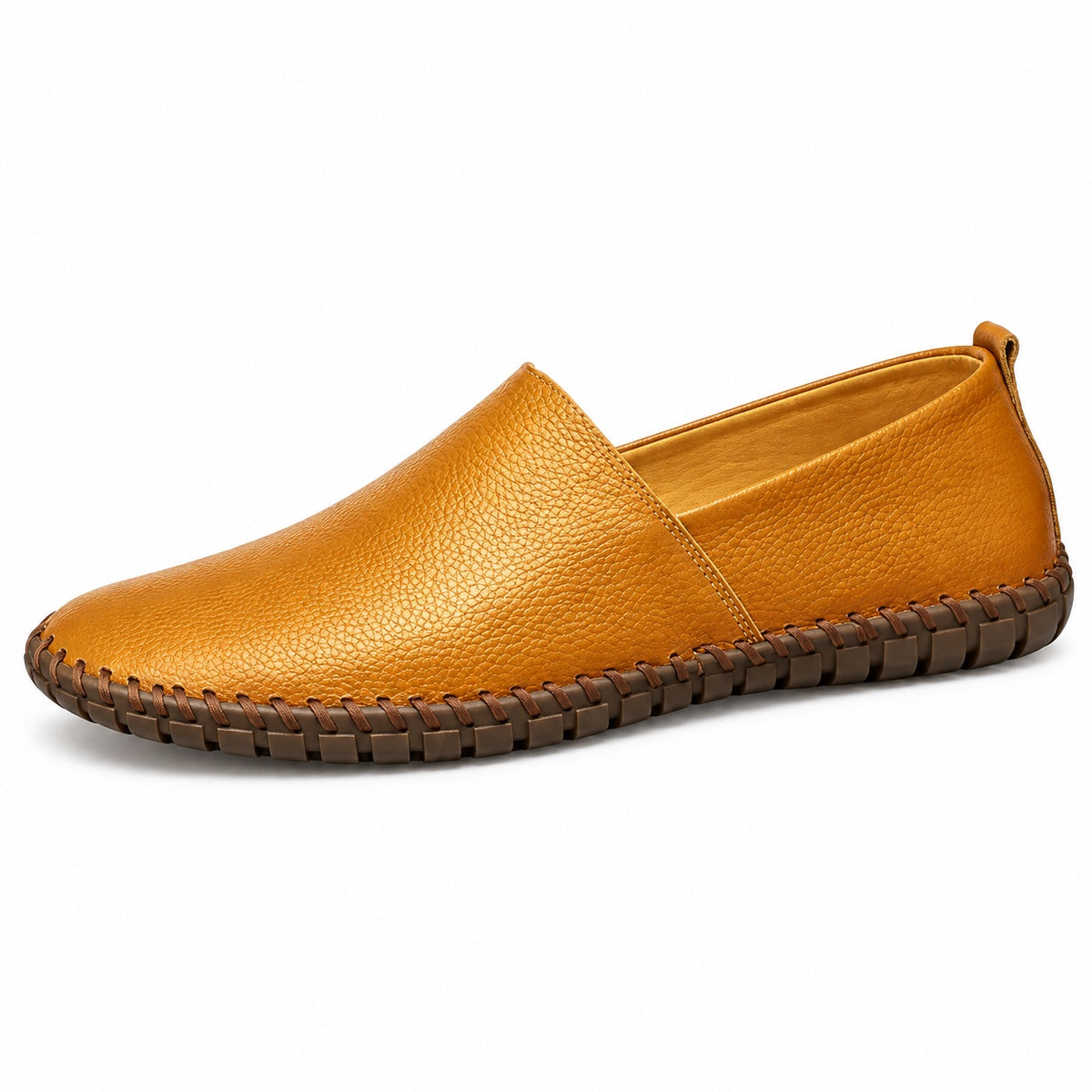 Dwayne – Men's Slip-On Shoes in Brown