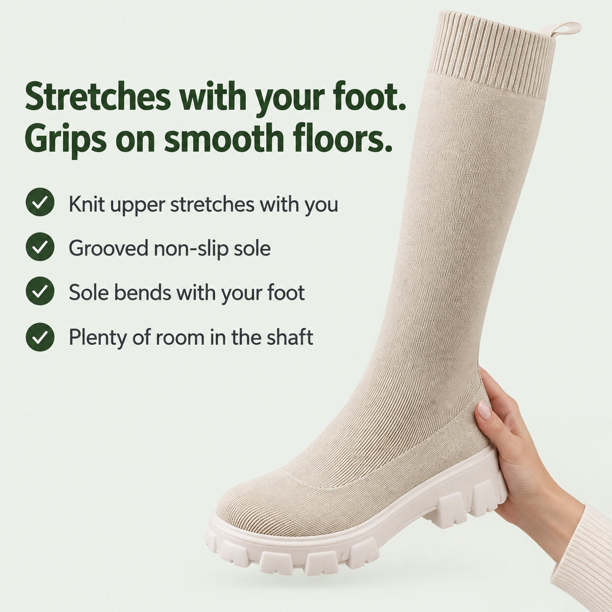 Edna – Women's Wide Calf Boots, key benefits
