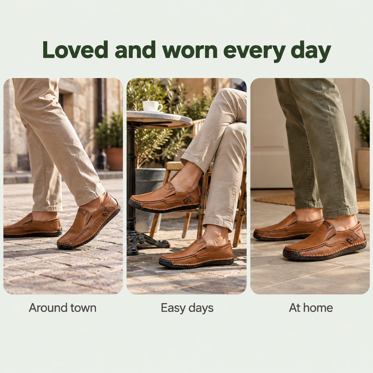 Edwards – Unisex Slip-On Loafers, worn every day