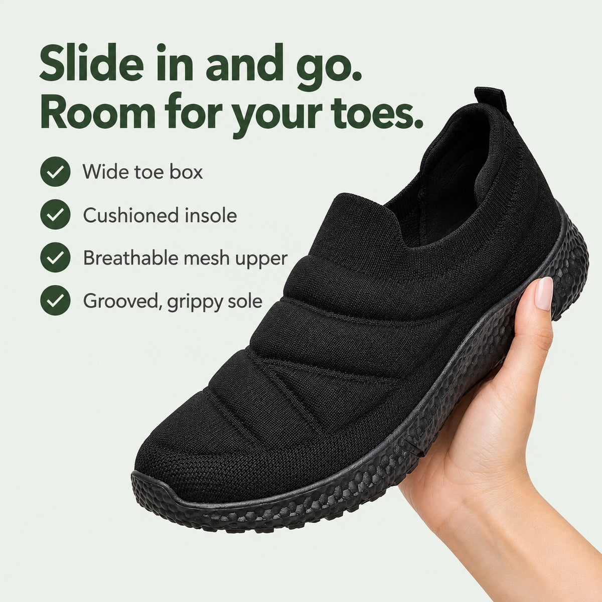 Eloise – Women's Wide Toe Box Shoes, key benefits