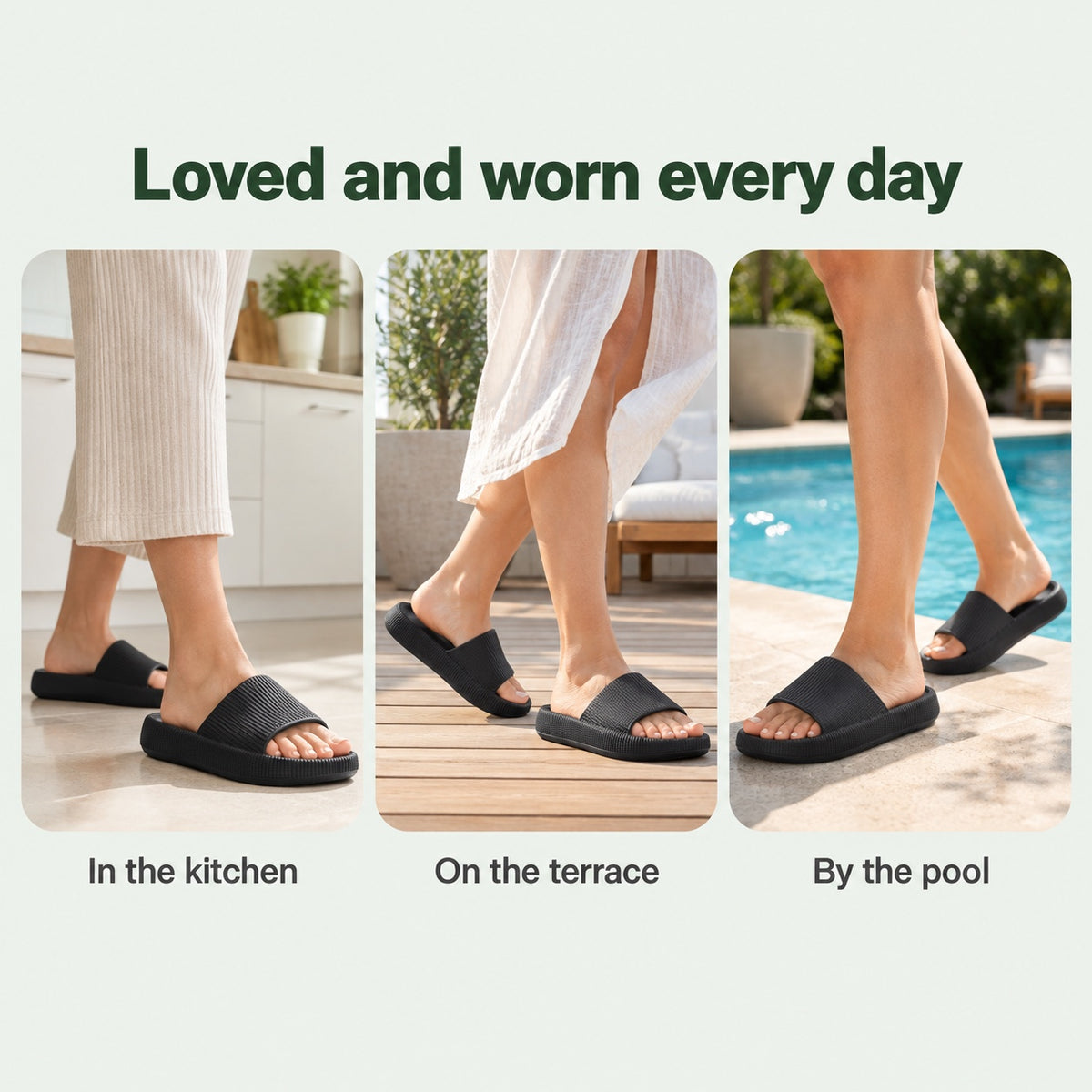 Elsa – Women's Comfort Slippers, worn every day