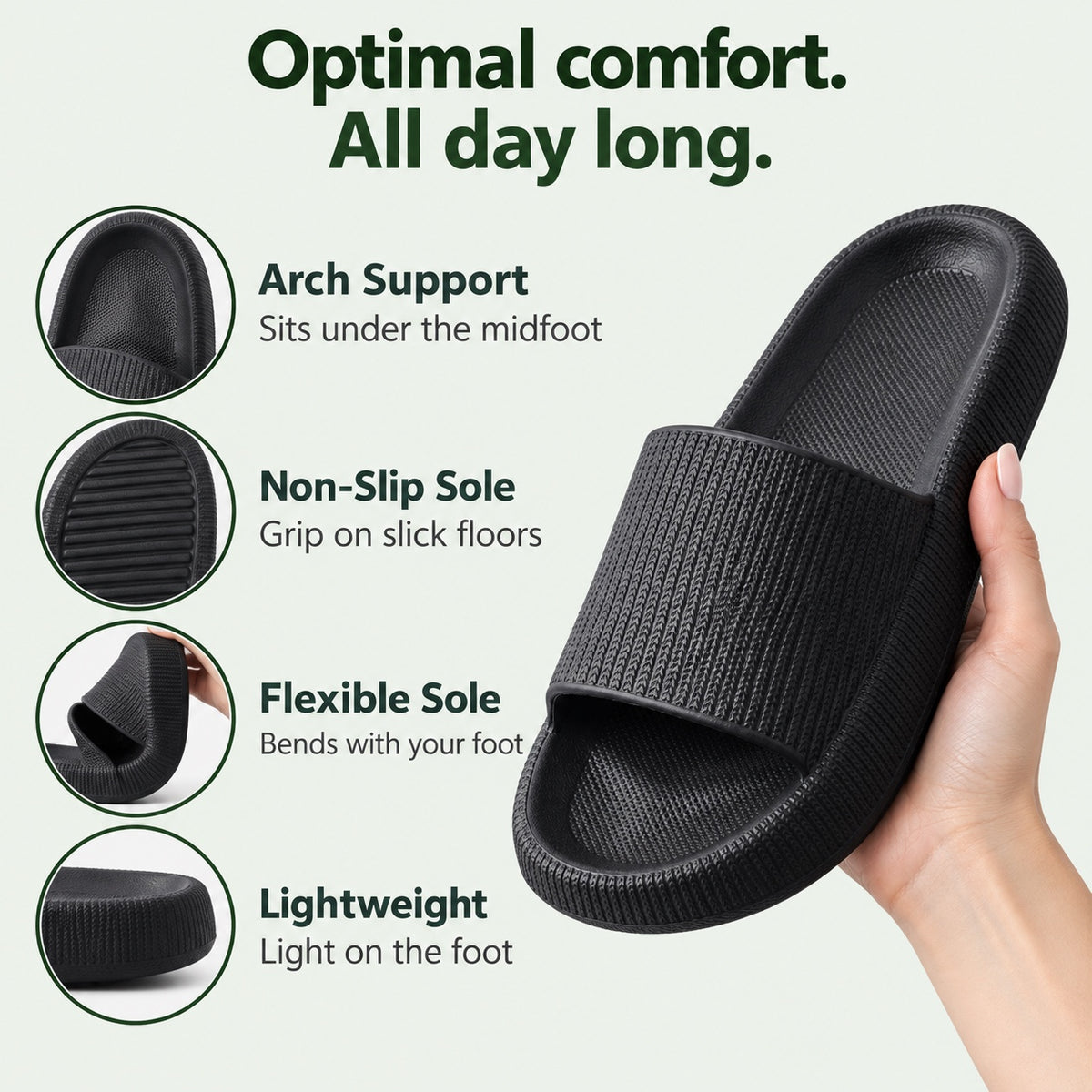Elsa – Women's Comfort Slippers, features
