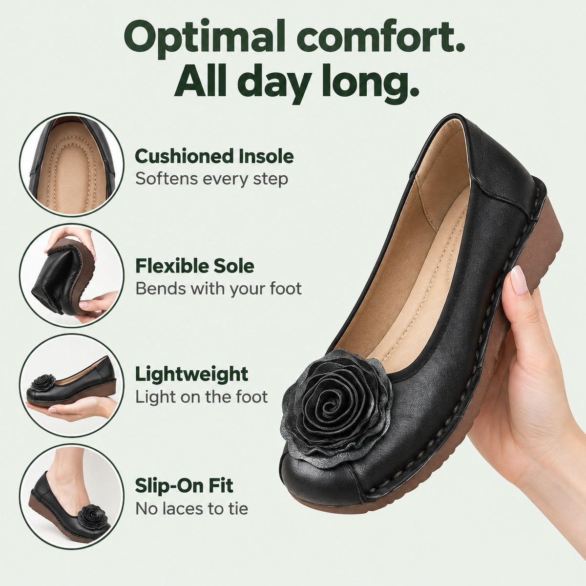 Elvira – Women's Slip-On Loafers, features