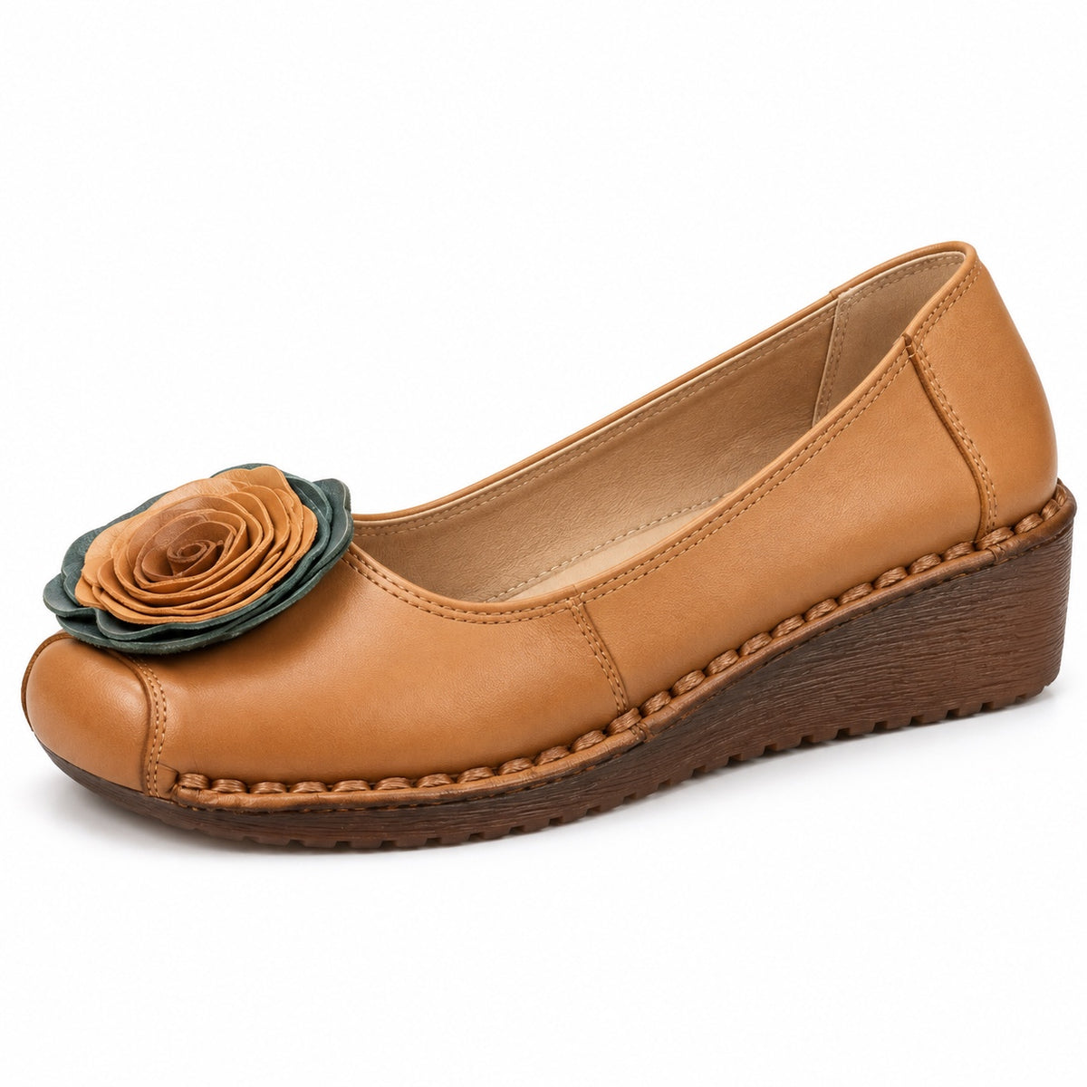 Elvira – Women's Slip-On Loafers in Tan