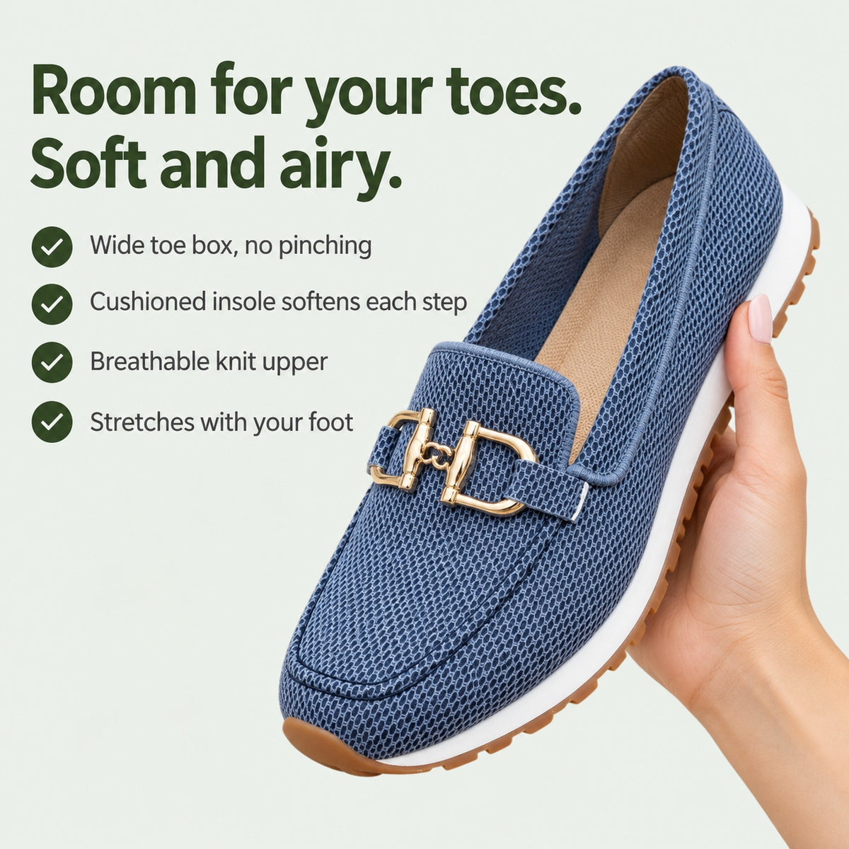 Evelyn – Women's Orthopedic Loafers, key benefits