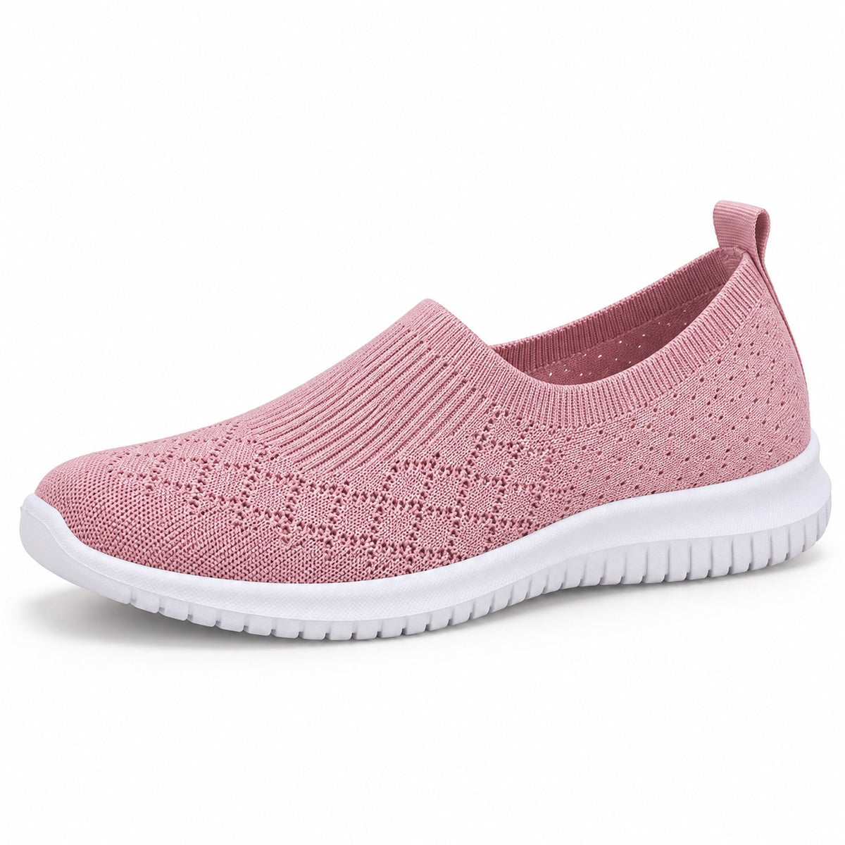 Everly – Unisex Slip-On Sneakers in Pink