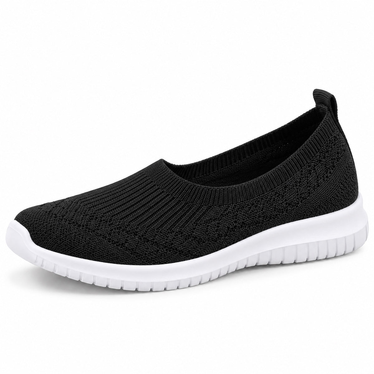 Everly – Unisex Slip-On Sneakers in Black
