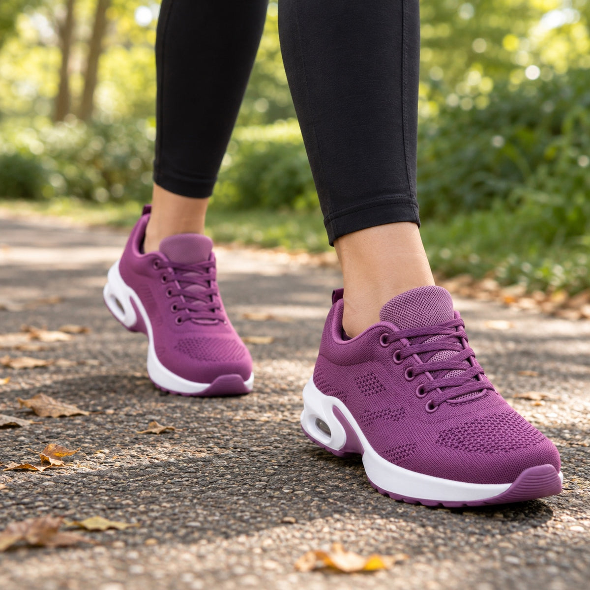 Fannie – Women's Arch Support Shoes, worn on a walk