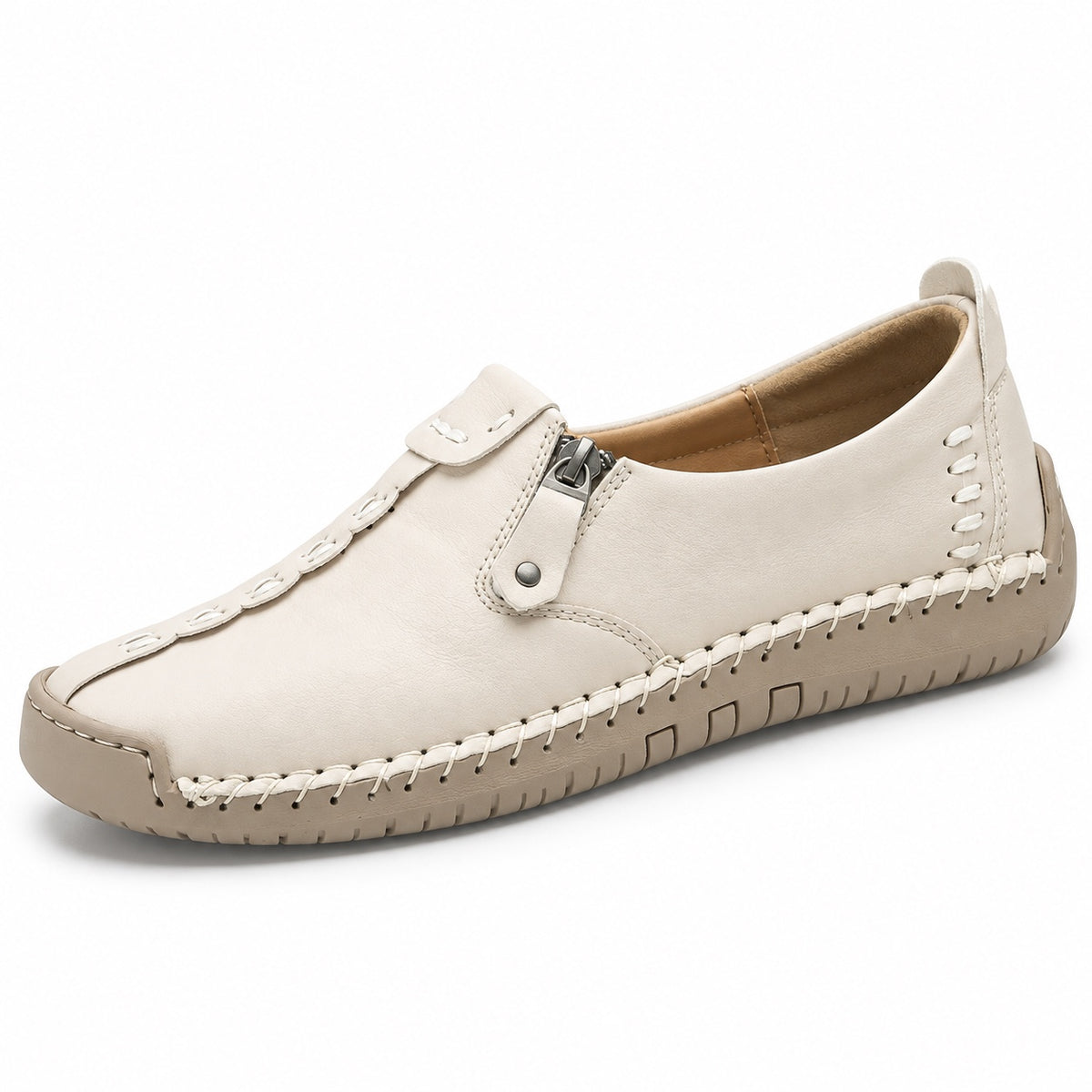 Felicia – Women's Non-Slip Sneakers in Cream