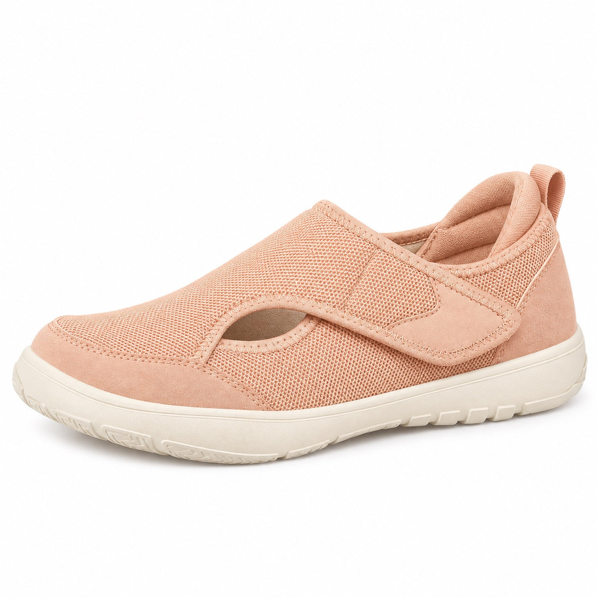 Florence – Women's Wide Toe Box Sneakers in Apricot