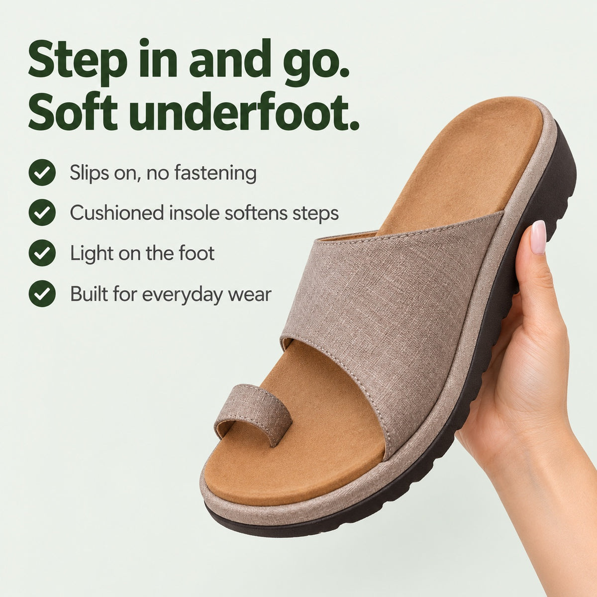 Frankie – Unisex Comfortable Sandals, key benefits