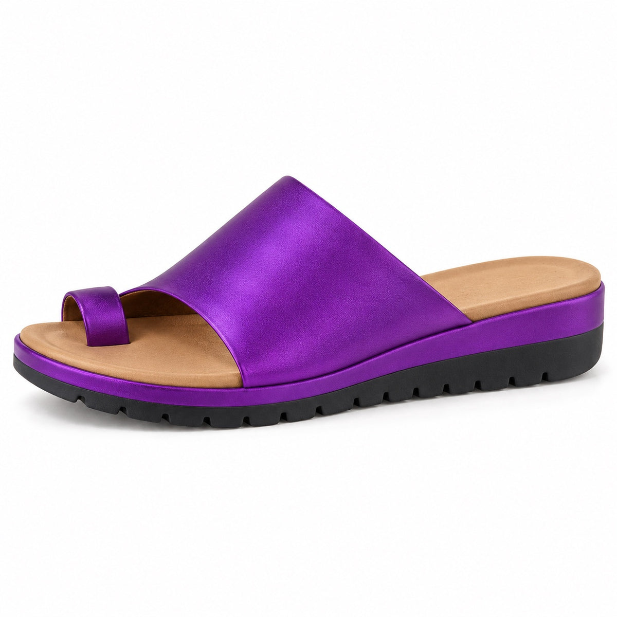 Frankie – Unisex Comfortable Sandals in Purple