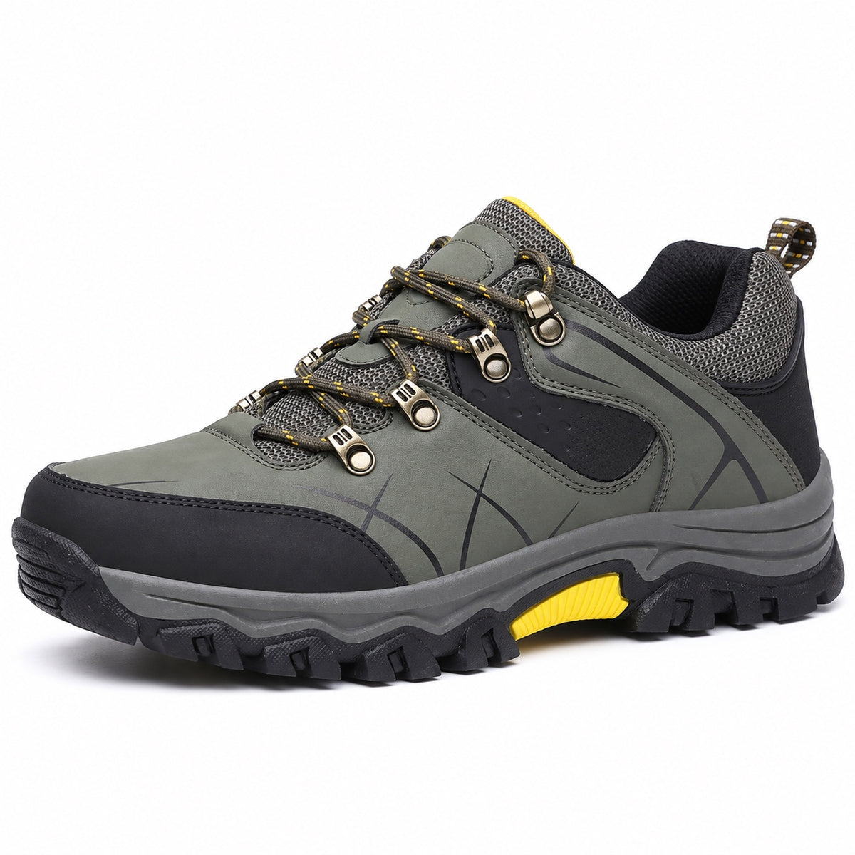 Frederick – Men's Non-Slip Sneakers in Army Green