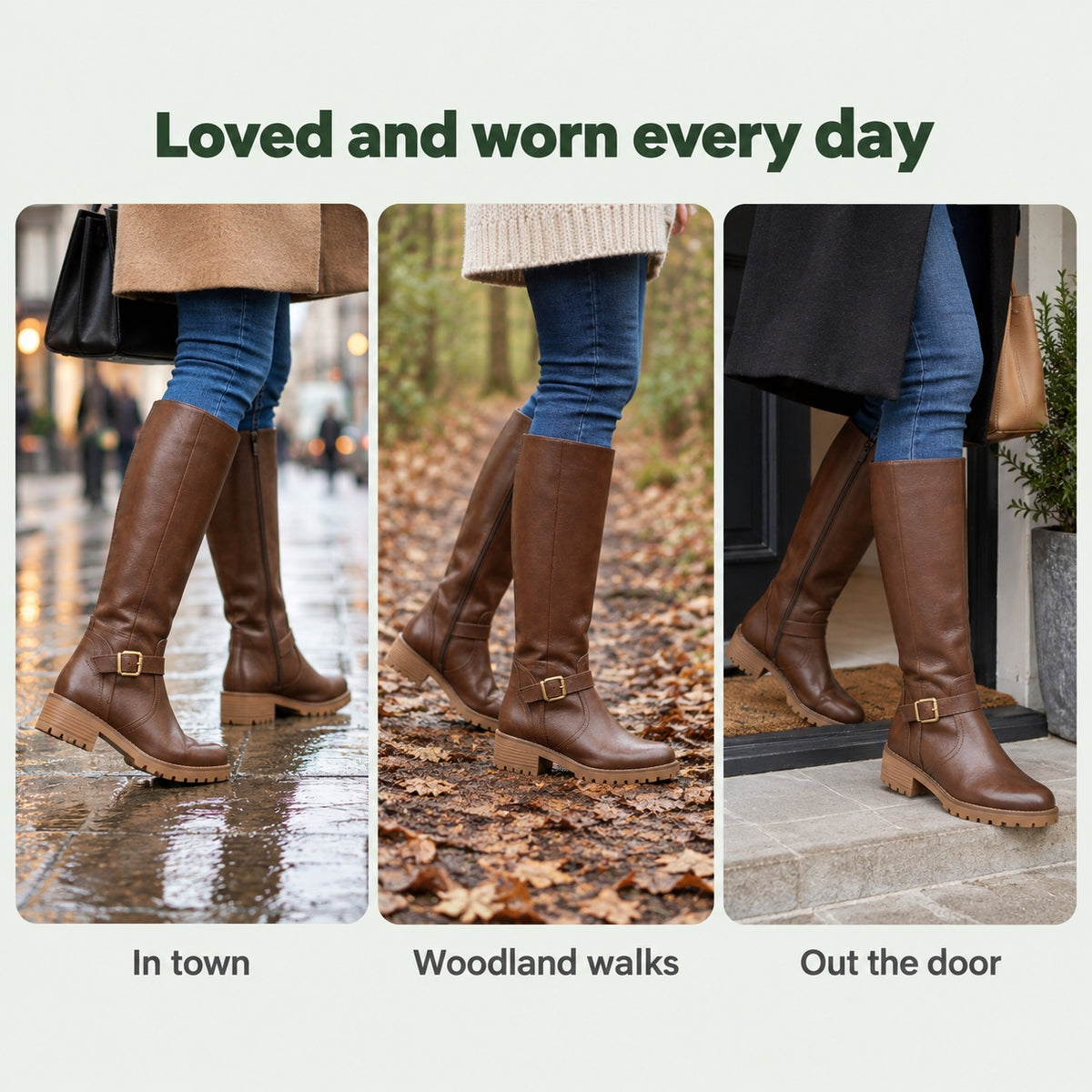 French – Unisex Comfort Boots, worn every day