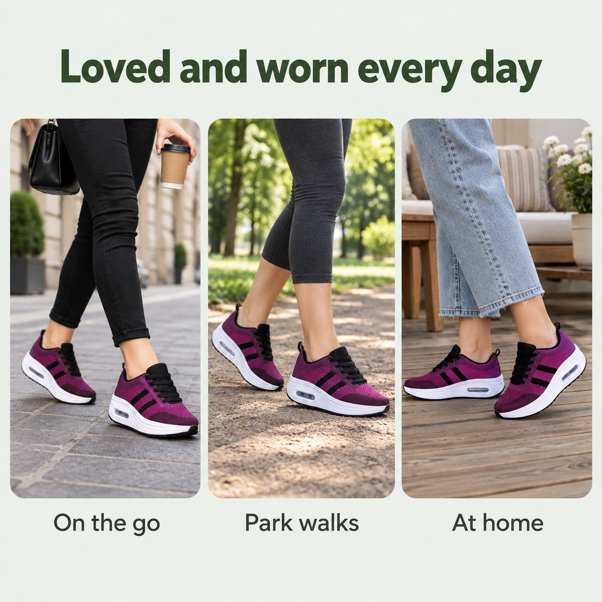 Garcia – Unisex Orthopedic Sneakers, worn every day