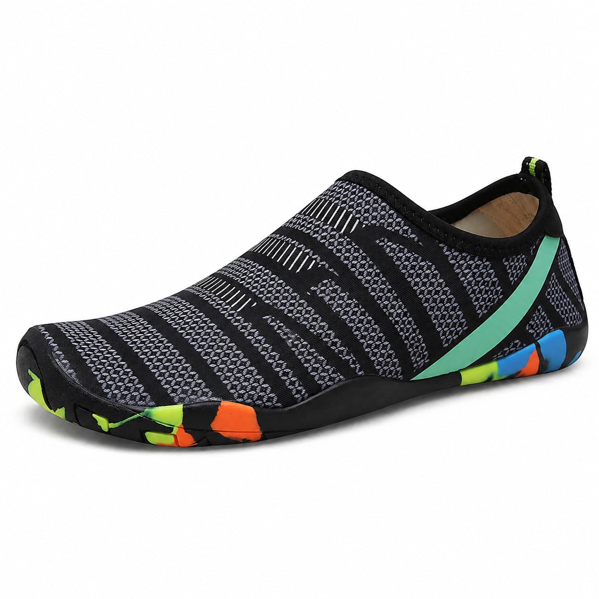 Gardner – Unisex Barefoot Shoes in Black Gray