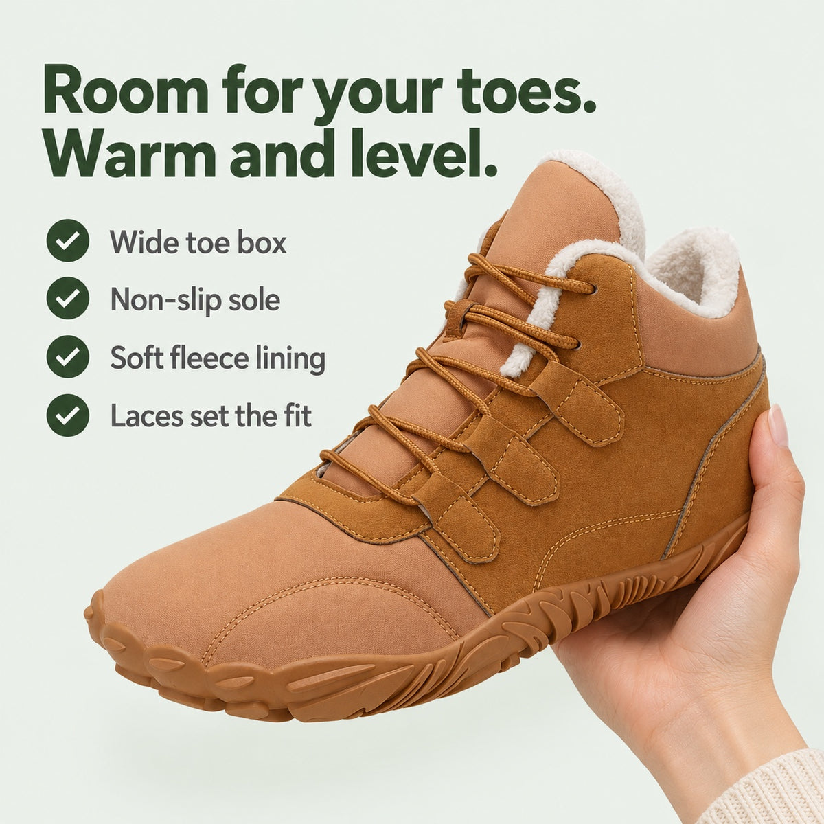 Garner – Unisex Comfort Boots, key benefits