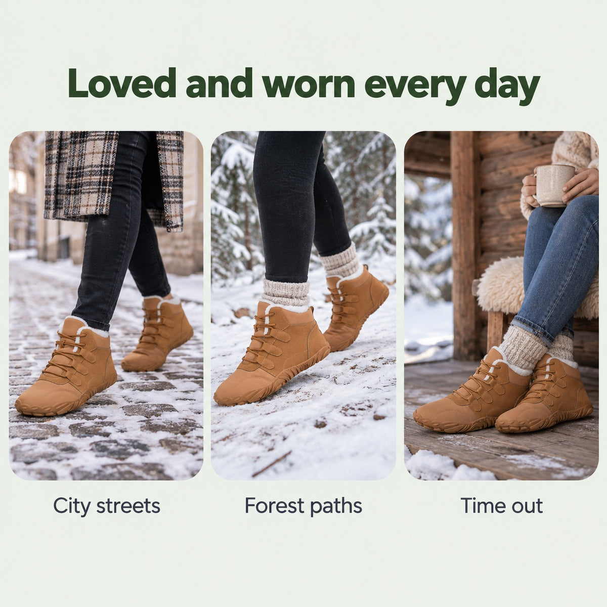 Garner – Unisex Comfort Boots, worn every day