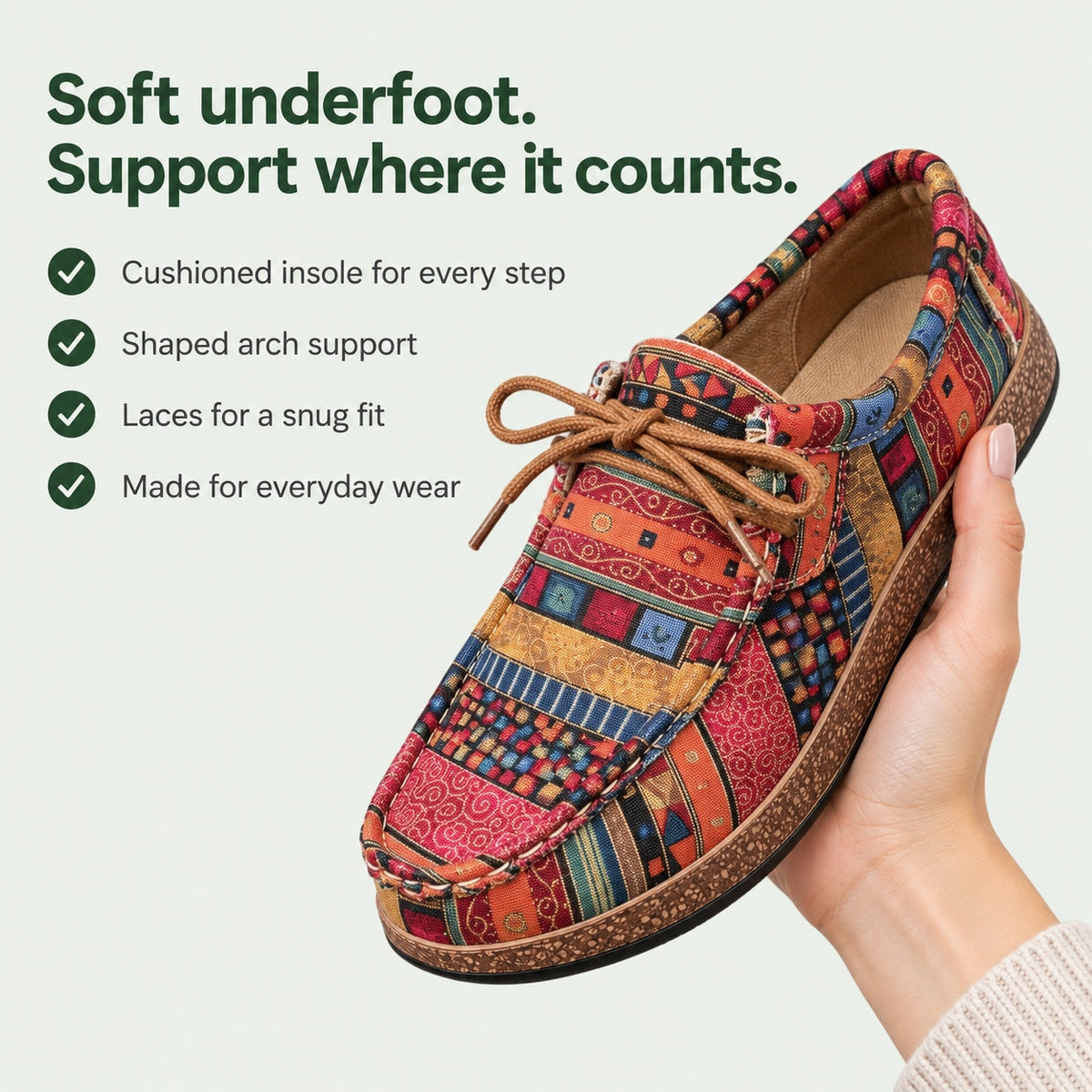 Garza – Unisex Orthopedic Sneakers, key benefits