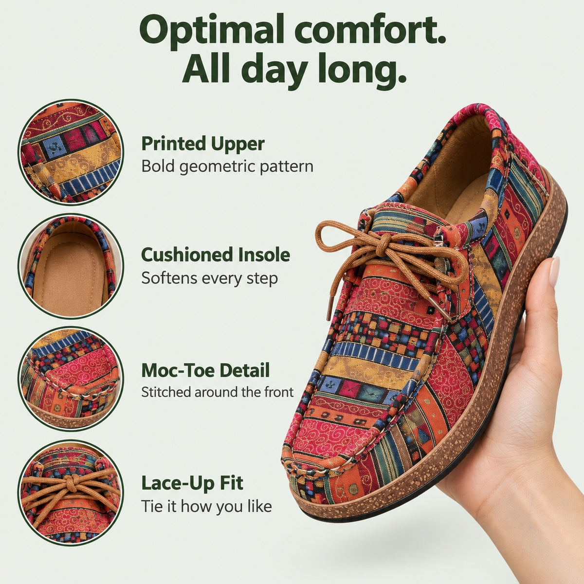 Garza – Unisex Orthopedic Sneakers, features