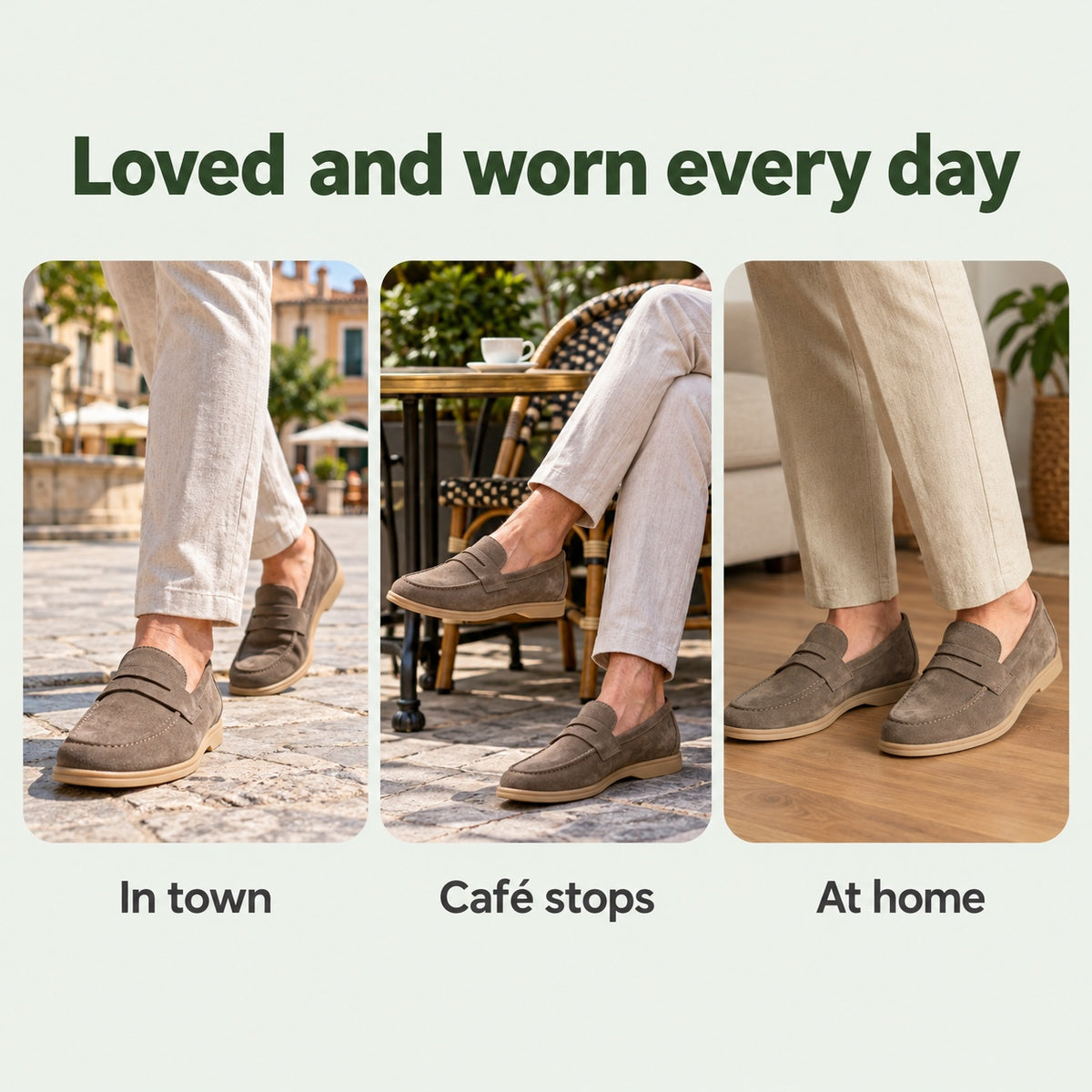 Gerardo – Men's Slip-On Loafers, worn every day