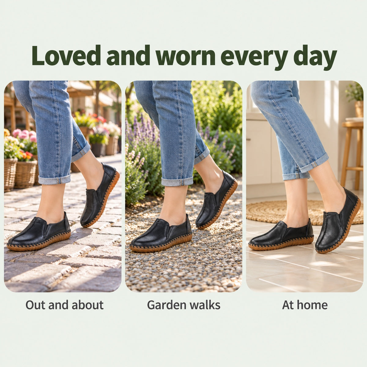 Goodman – Unisex Wide Toe Box Shoes, worn every day