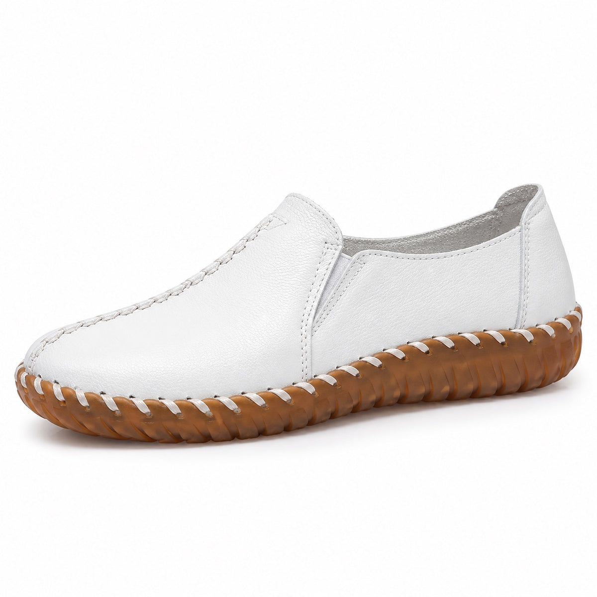 Goodman – Unisex Wide Toe Box Shoes in White
