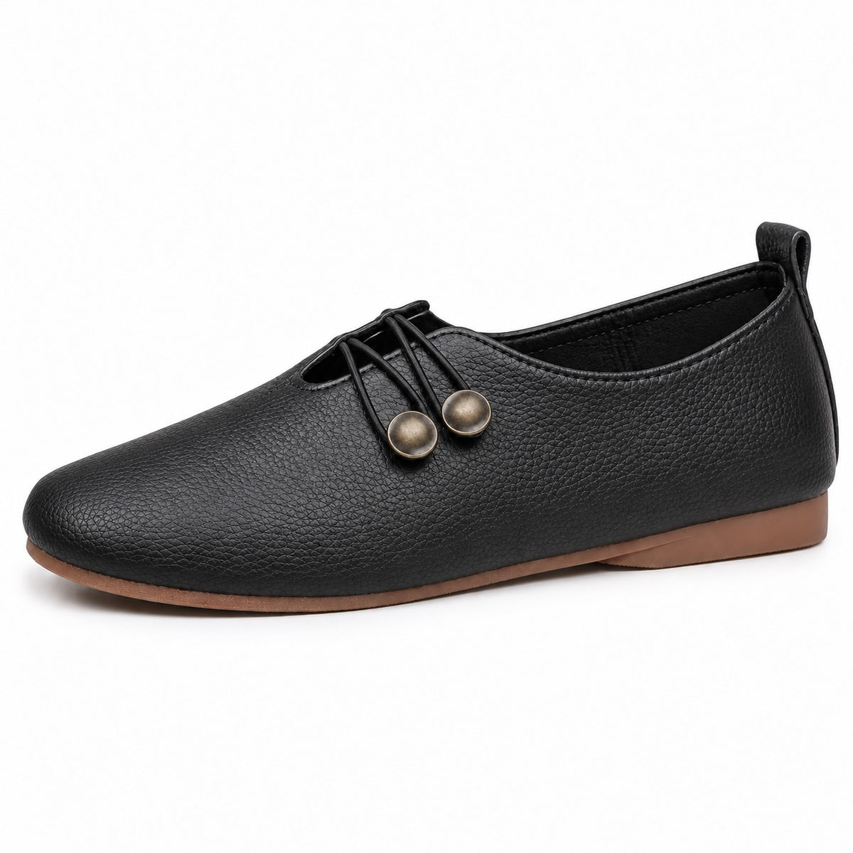 Goodwin – Unisex Slip-On Loafers in Black
