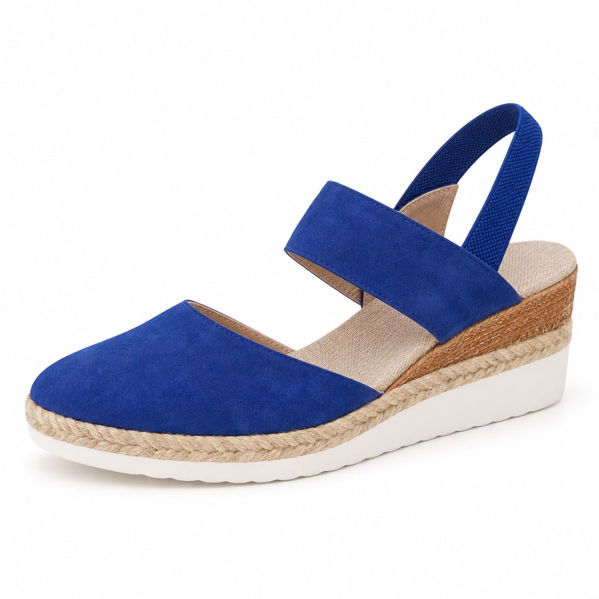 Guzman – Unisex Wide Toe Box Sandals in Blue