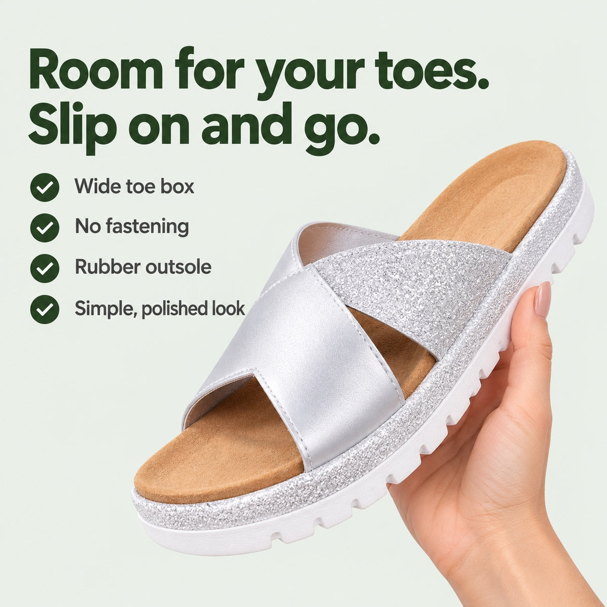 Hamilton – Unisex Wide Toe Box Sandals, key benefits