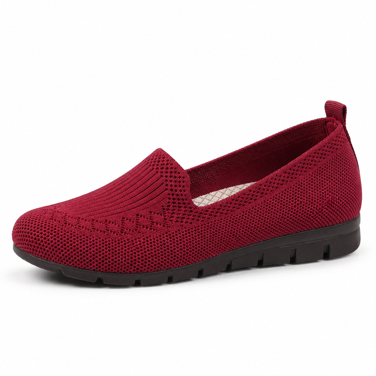 Hannah – Women's Arch Support Loafers in Red