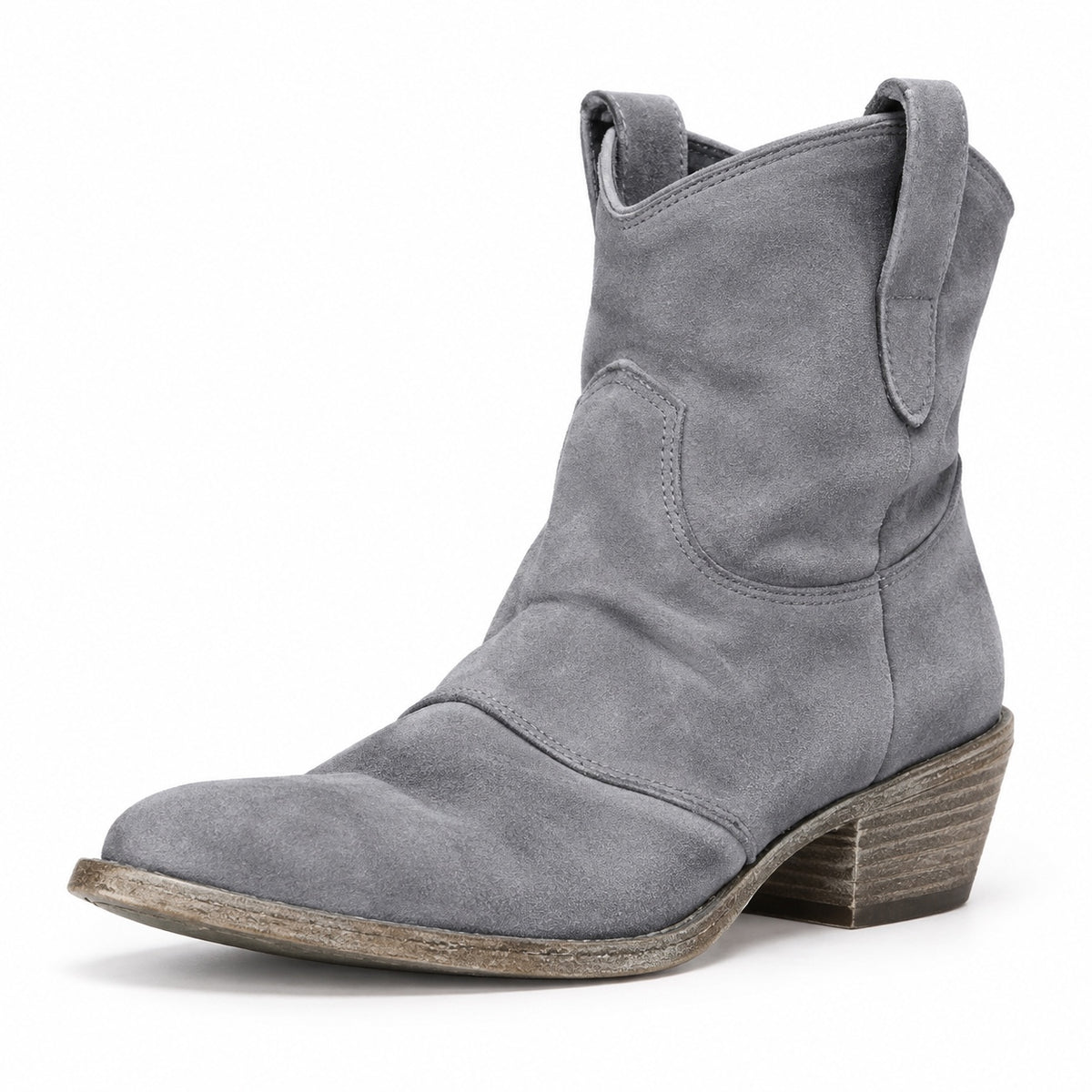 Hanson – Unisex Wide Calf Boots in Gray