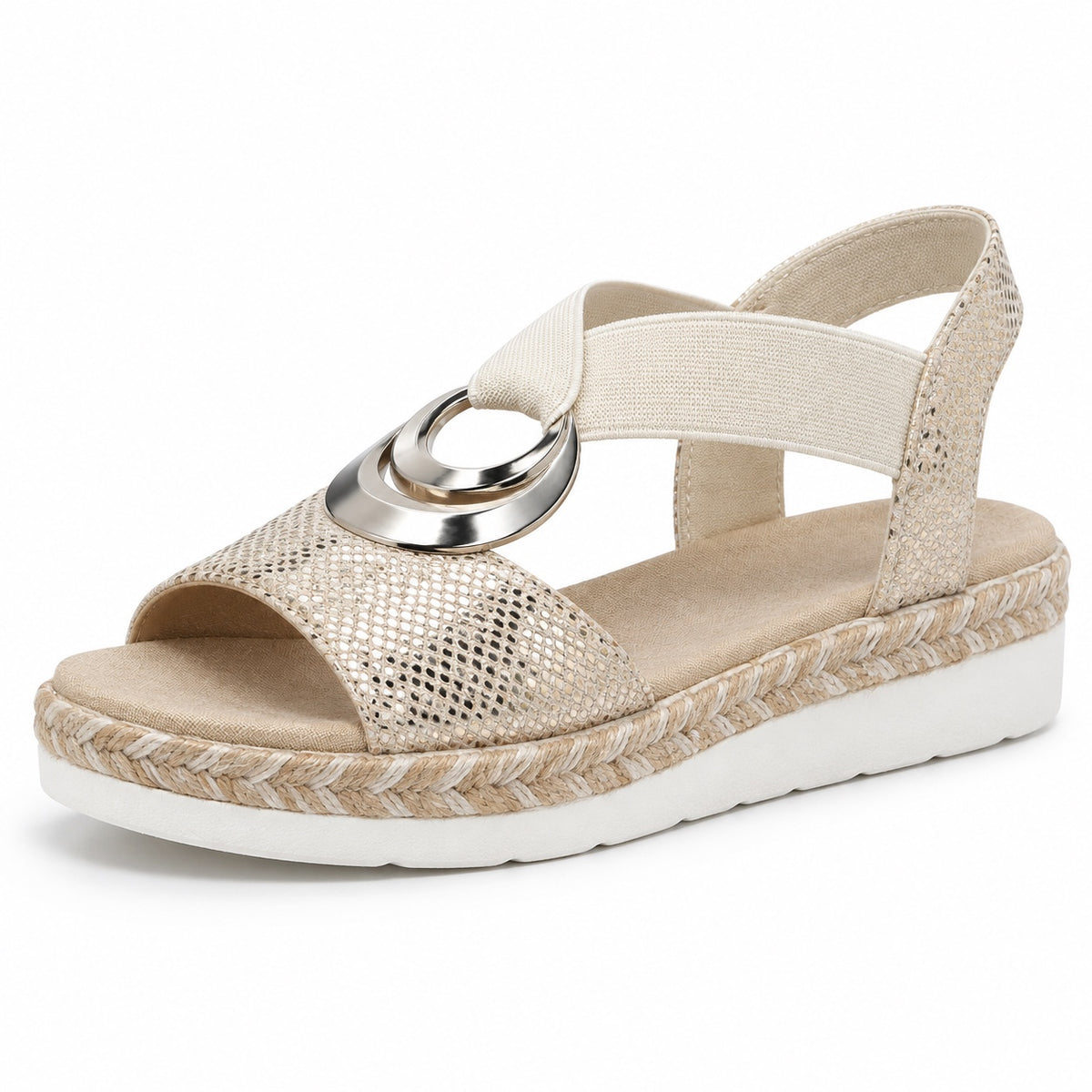 Hart – Unisex Wide Toe Box Sandals in Gold (Almost sold out)