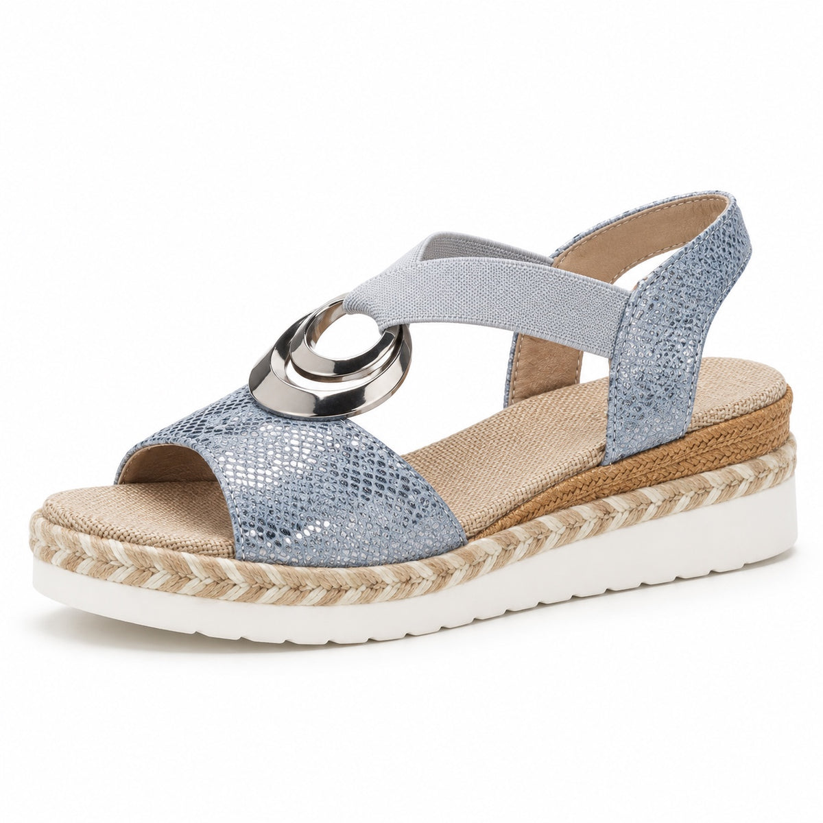 Hart – Unisex Wide Toe Box Sandals in Blue