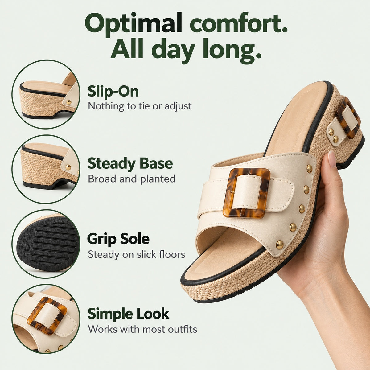 Hawkins – Unisex Comfortable Sandals, features