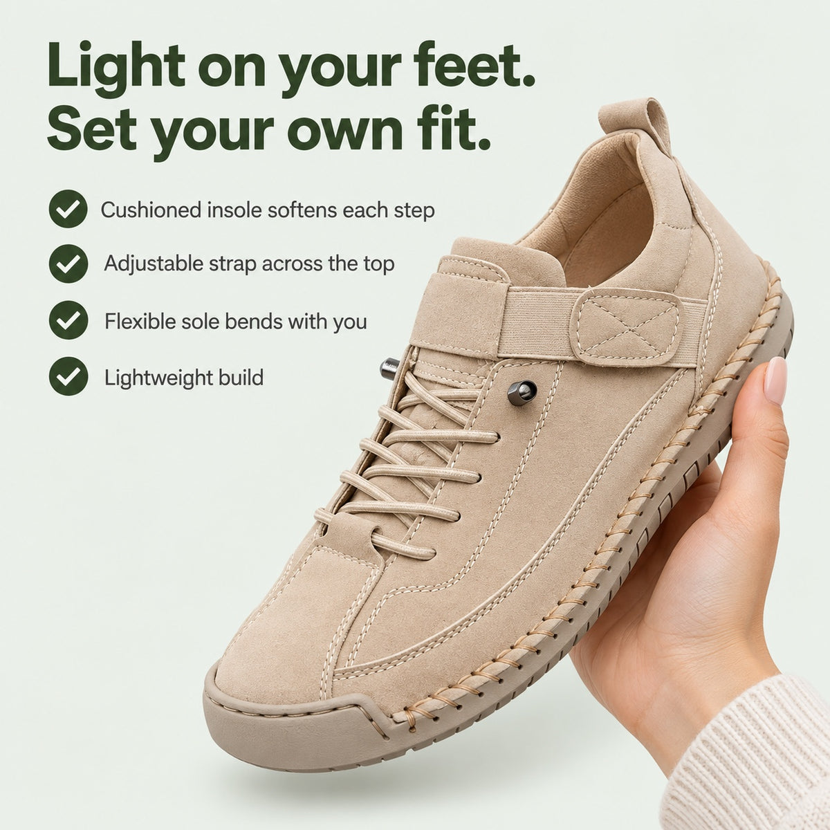 Hazel – Women's Comfort Sneakers, key benefits
