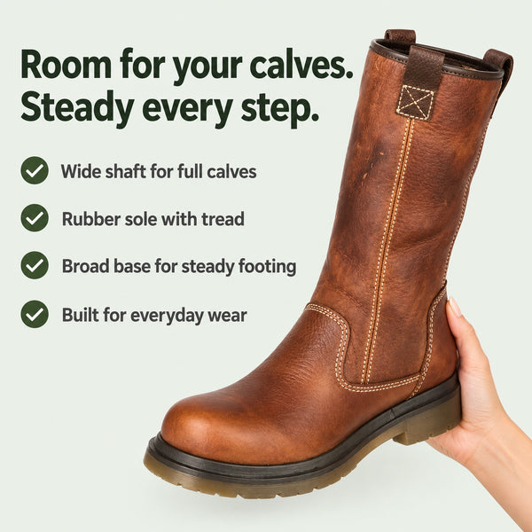 Heather – Women's Wide Calf Boots, key benefits