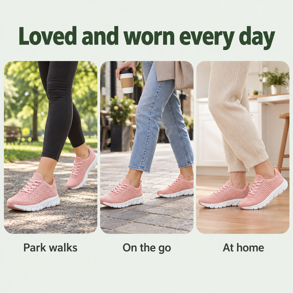 Henrietta – Women's Arch Support Sneakers, worn every day