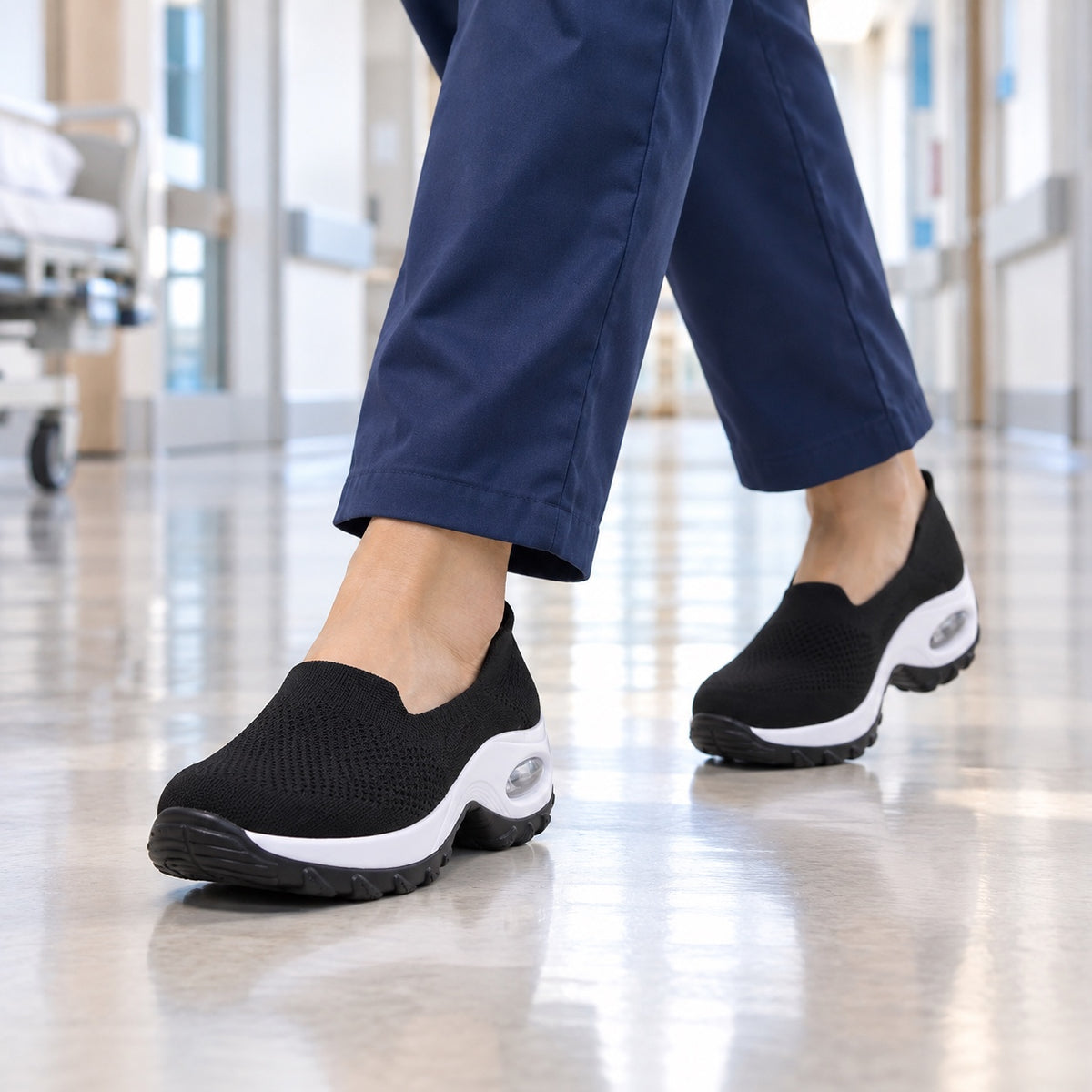 Hilda – Women's Plantar Fasciitis Shoes, worn on a walk