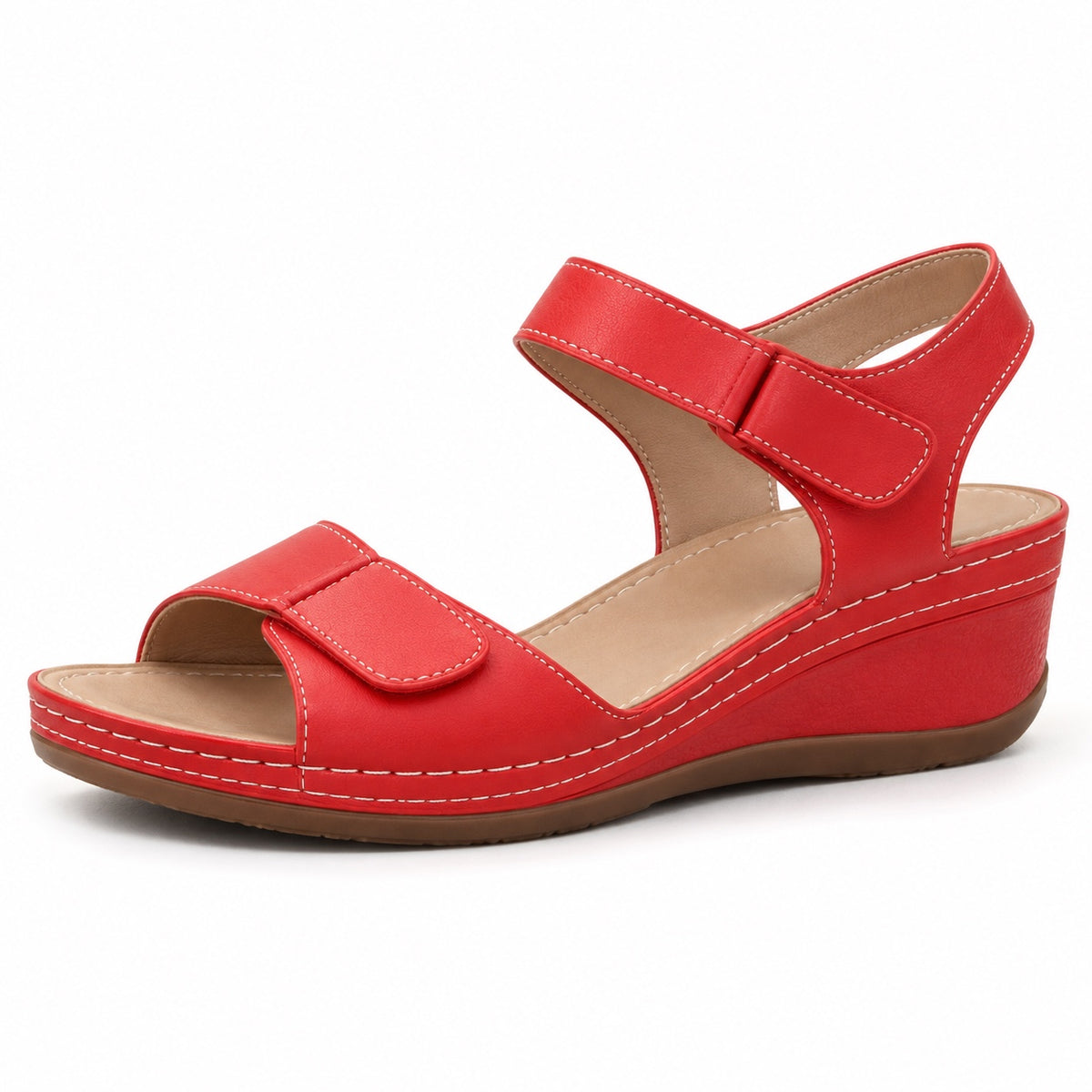 Howell – Unisex Comfortable Sandals in Red