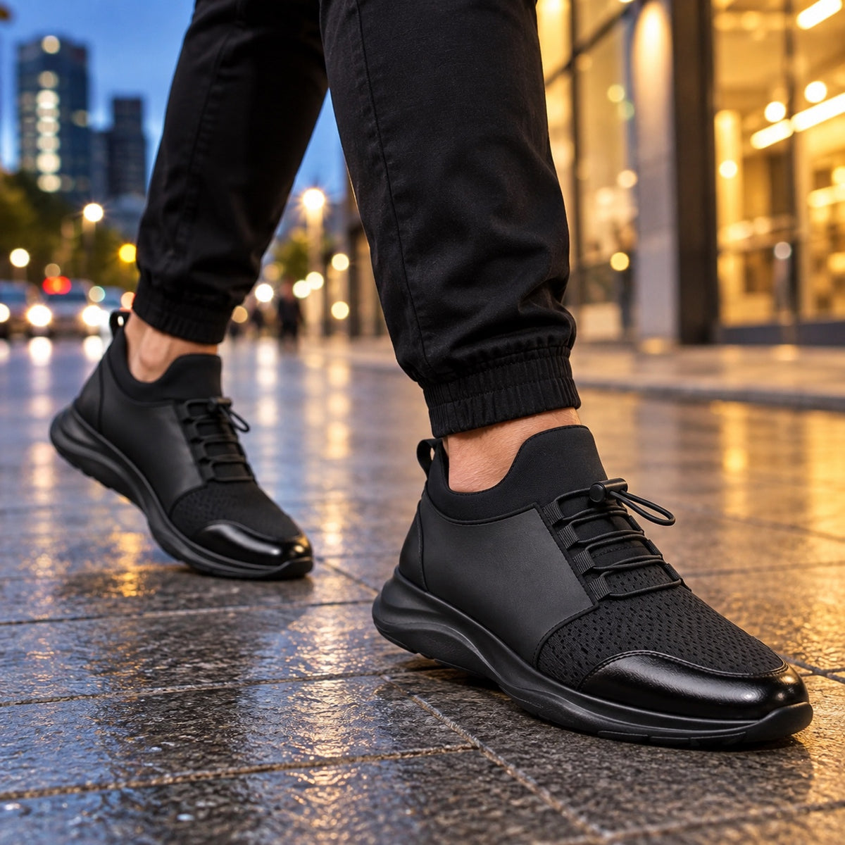 Hubert – Men's Non-Slip Shoes, worn on a walk