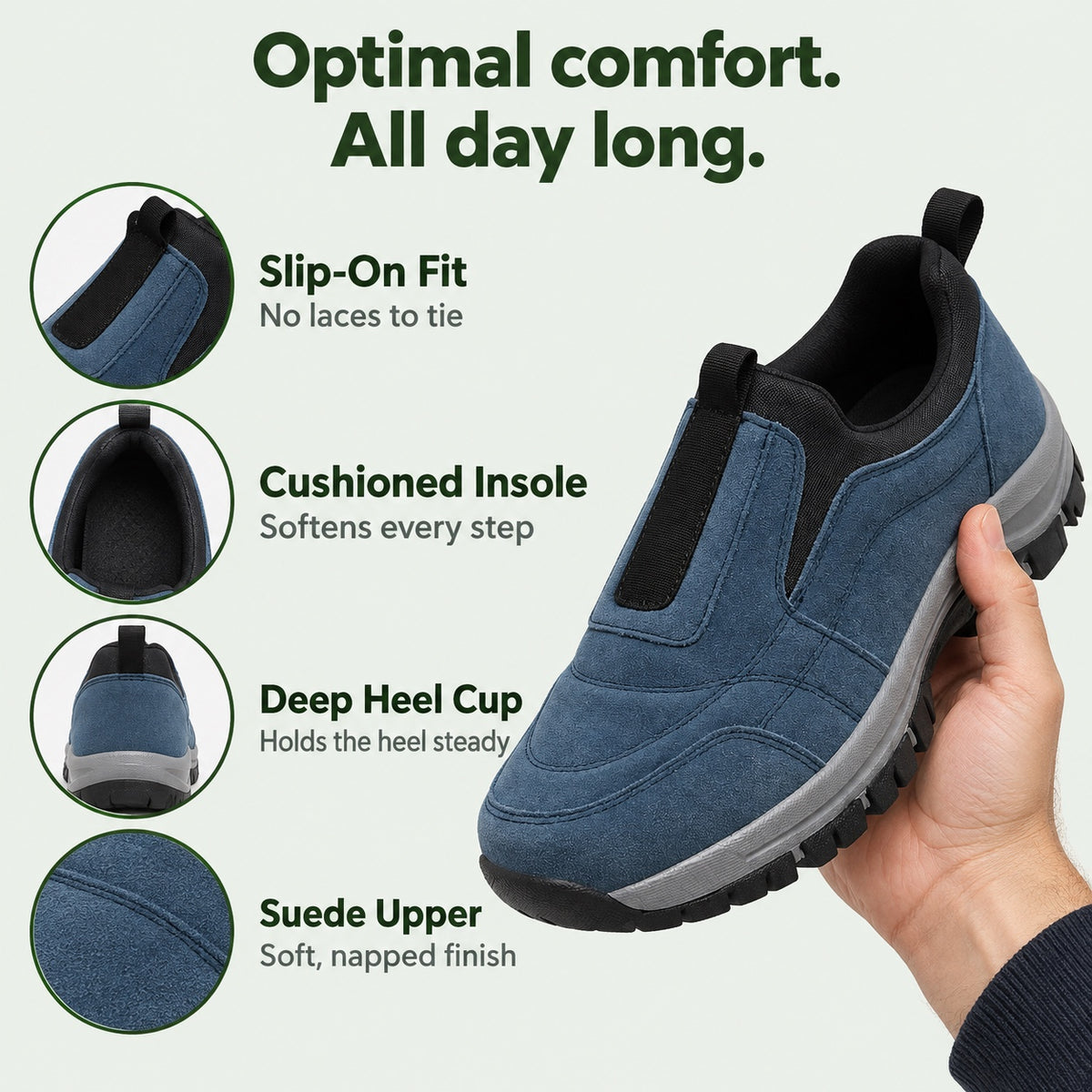 Jacobs – Unisex Arch Support Shoes, features