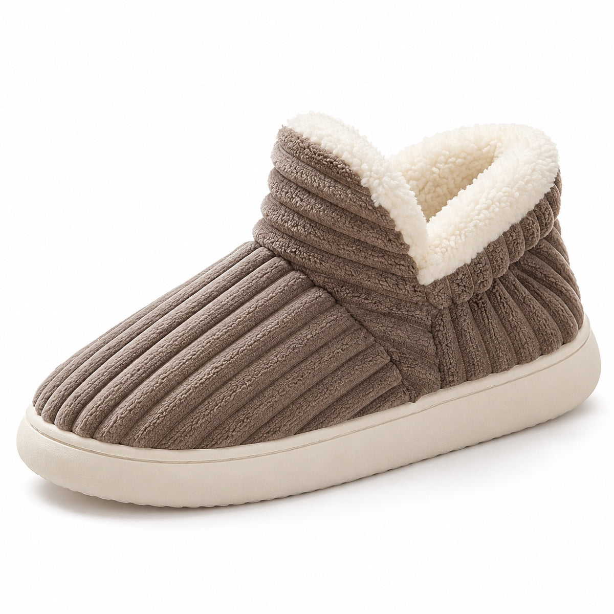 Janet – Women's Comfort Slippers in Brown