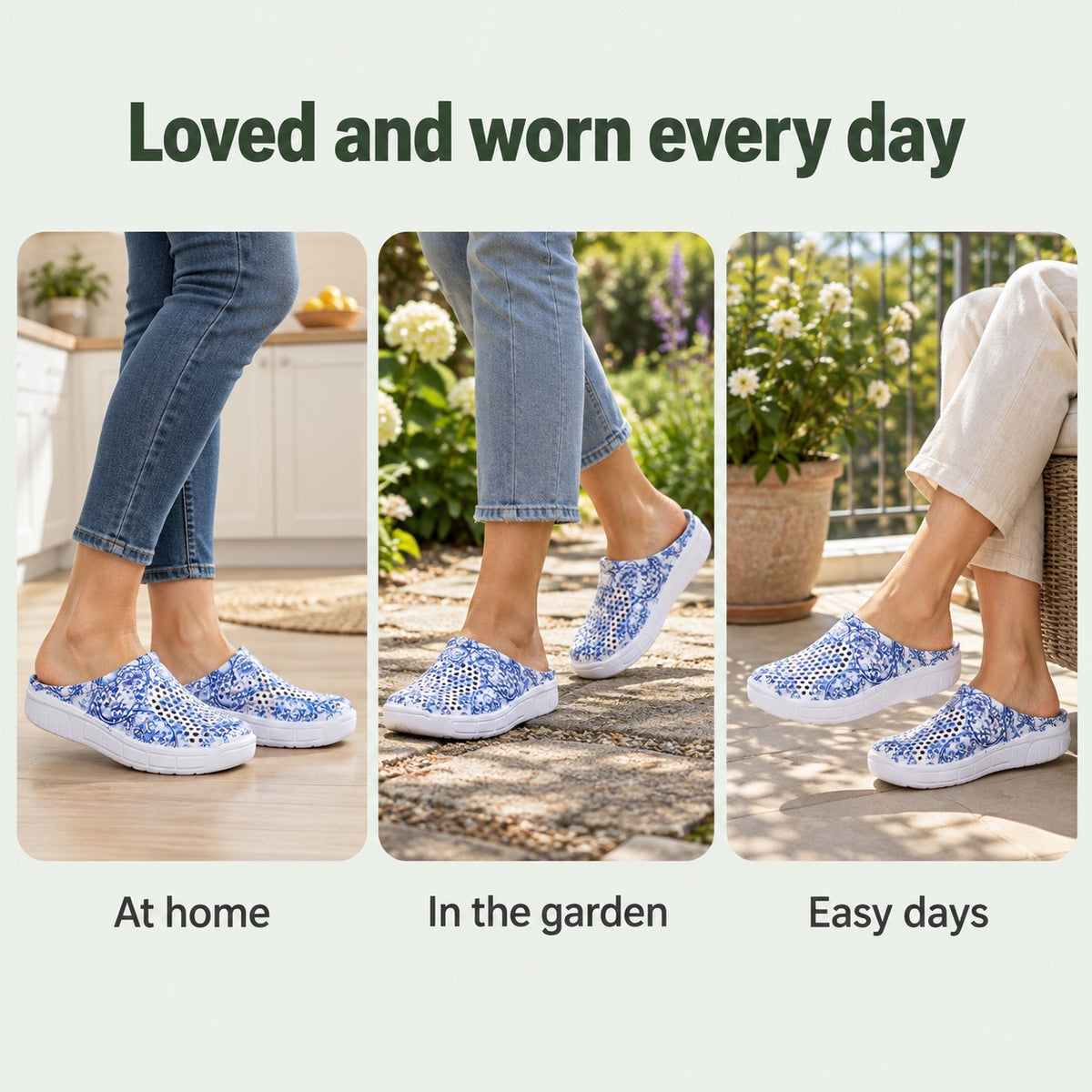 Janis – Women's Comfort Slippers, worn every day