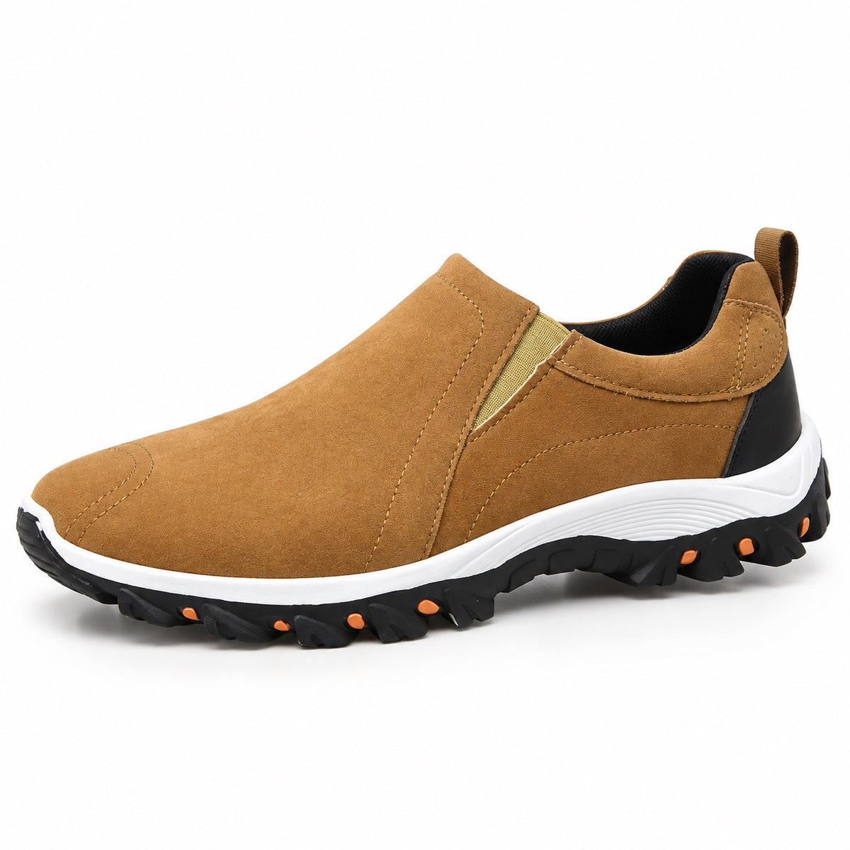 Jeffery – Men's Slip-On Shoes in Camel
