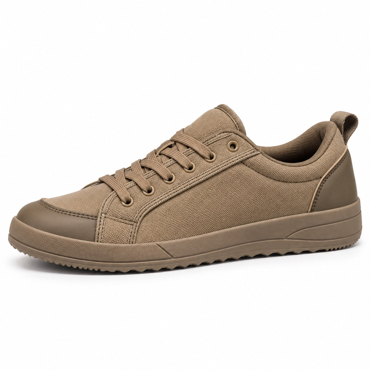 Jenkins – Unisex Wide Toe Box Sneakers in Brown