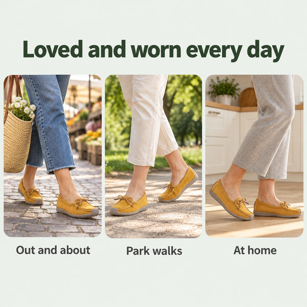 Jessica – Women's Wide Toe Box Shoes, worn every day